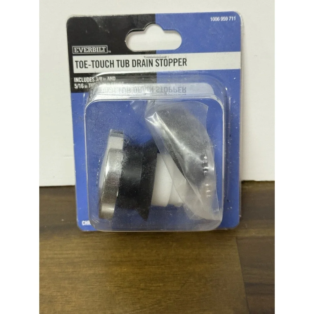 Brand New Everbilt Toe-Touch Tub Drain Stopper